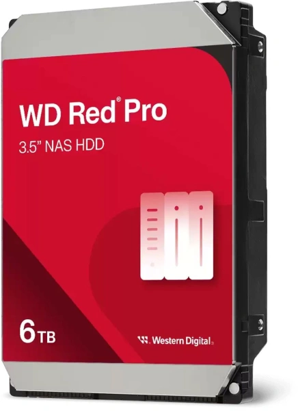 Жесткий диск WD SATA-III 6TB WD6005FFBX NAS Red Pro (7200rpm) 256Mb 3.5"