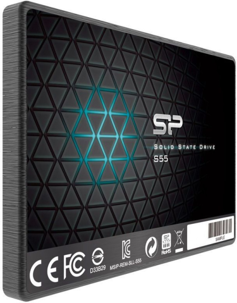 Накопитель SSD Silicon Power SATA-III 240GB SP240GBSS3S55S25 Slim S55 2.5"