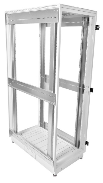 Шкаф коммутационный ЦМО (ШТК-М-33.6.8-3ААА) напольный 33U 600x800мм пер.дв.стал.лист задн.дв.стал.лист 2 бок.пан. направл.под закл.гайки 450кг белый 655мм 90.09кг 180град. 1625мм IP20 сталь