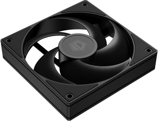 Вентилятор ID-Cooling AS-120-K 120x120x25mm черный 4-pin 14-30dB 170gr Ret