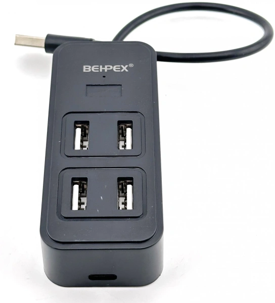 Разветвитель USB 2.0 BPH-1901T 4порт. черный