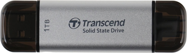 Накопитель SSD Transcend USB-C 1TB TS1TESD310S серебристый USB-A