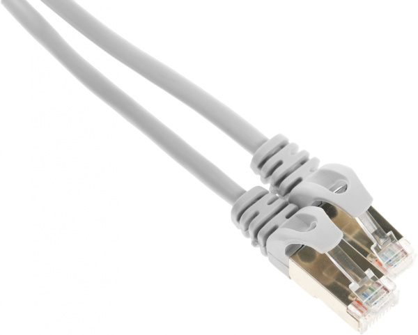 Патч-корд Premier PP22-2m 1000Гбит/с FTP 4 пары cat5E CCA molded 2м серый RJ-45 (m)-RJ-45 (m)