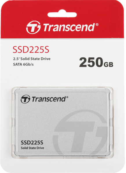 Накопитель SSD Transcend SATA-III 250GB TS250GSSD225S 225S 2.5" 0.3 DWPD