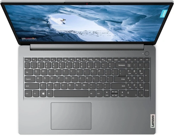 Ноутбук Lenovo IdeaPad 1 15IAU7 Core i3 1215U 8Gb SSD512Gb Intel UHD Graphics 15.6" TN FHD (1920x1080) noOS grey WiFi BT Cam (82QD00EJUE)