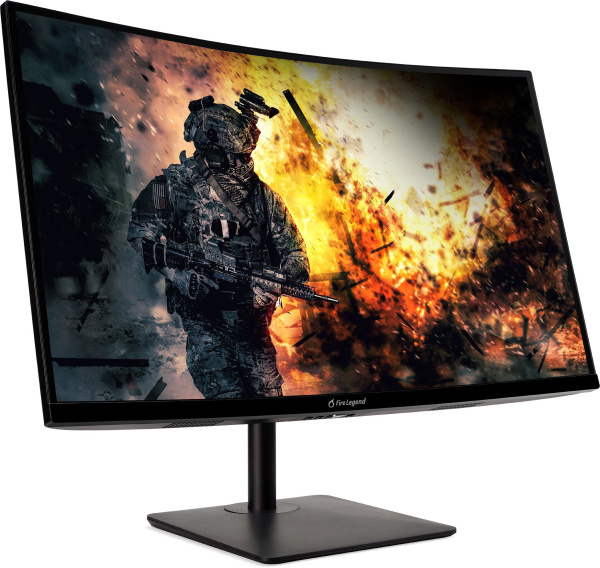 Монитор Aopen 27" 27HC5URSbmiiphx черный VA LED 1ms 16:9 HDMI M/M матовая HAS Piv 250cd 178гр/178гр 2560x1440 165Hz DP 2K 3.3кг