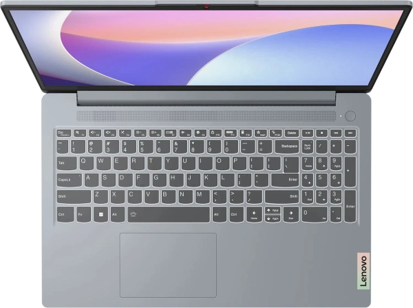 Ноутбук Lenovo IdeaPad Slim 3 15IRH8 Core i5 13420H 16Gb SSD512Gb Intel UHD Graphics 15.6" IPS FHD (1920x1080) noOS grey WiFi BT Cam (83EM00DBPS)