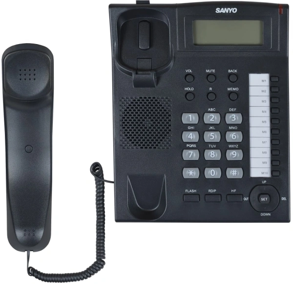 Телефон проводной Sanyo RA-S517B черный