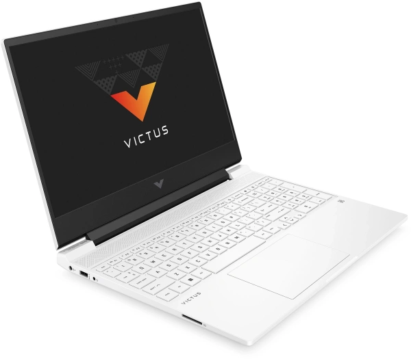 Ноутбук HP Victus 15-fa1033nn Core i5 12500H 16Gb SSD512Gb NVIDIA GeForce RTX4060 8Gb 15.6" IPS FHD (1920x1080) Free DOS white WiFi BT Cam (A0MY5EA)