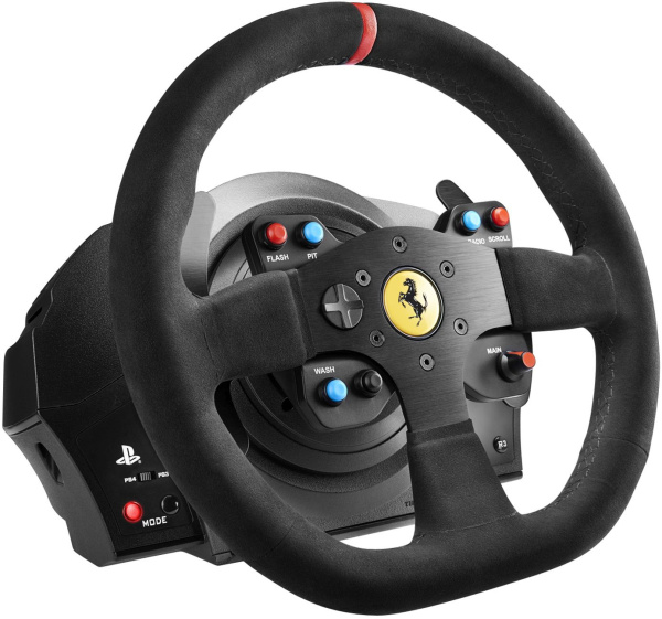 Руль ThrustMaster Sportline T300 6кноп. (с педалями) черный