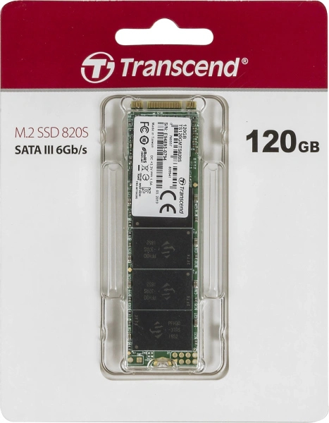 Накопитель SSD Transcend SATA-III 120GB TS120GMTS820S 820S M.2 2280 0.3 DWPD