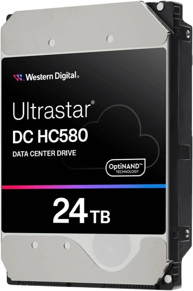 Жесткий диск WD SATA-III 24TB WUH722424ALE6L4 Server Ultrastar DC HC580 (7200rpm) 512Mb 3.5"