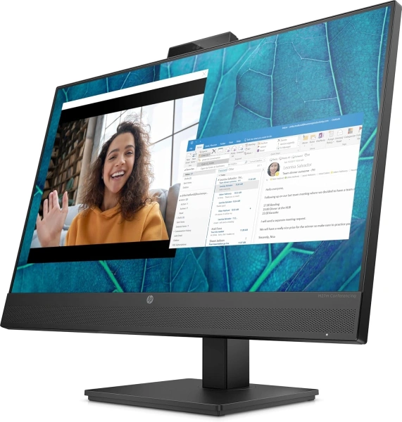 Монитор HP 27" Conferencing M27m черный IPS 16:9 HDMI M/M Cam матовая Piv 300cd 178гр/178гр 1920x1080 75Hz DP FHD USB 7.3кг