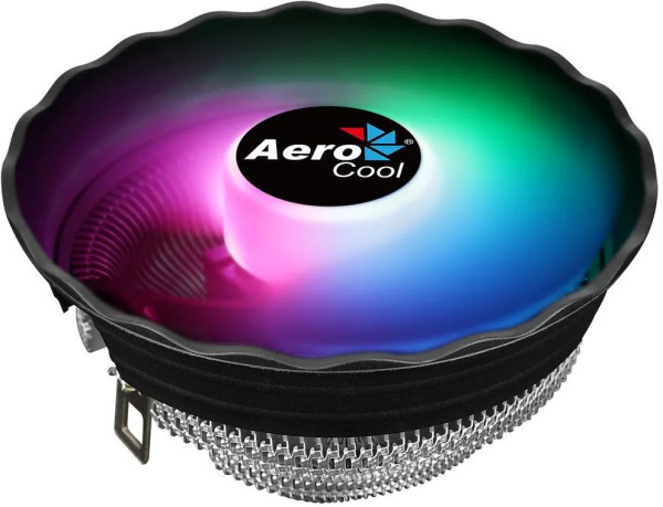 Устройство охлаждения(кулер) Aerocool Air Frost Plus RGB Soc-AM5/AM4/1151/1200/1700 черный 3-pin 24dB Al 110W 360gr Ret (AIR FROST PLUS FRGB 3P)