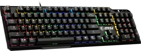 Клавиатура MSI VIGOR GK41 LR RU механическая черный USB Multimedia for gamer LED (S11-04RU248-CLA)