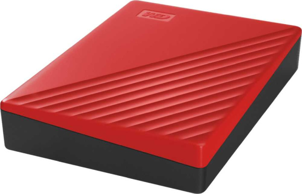 Жесткий диск WD USB 3.2 Gen 1 4Tb WDBPKJ0040BRD-WESN My Passport 2.5" красный