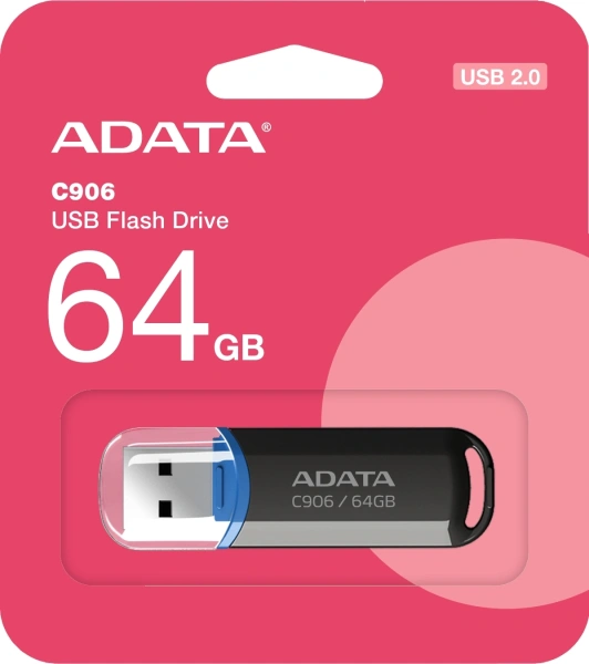 Флеш Диск A-Data 64Gb Classic C906 AC906-64G-RBK USB2.0 черный