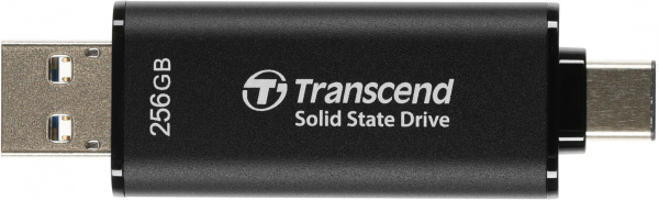 Накопитель SSD Transcend USB-C 256GB TS256GESD310C серый USB-A