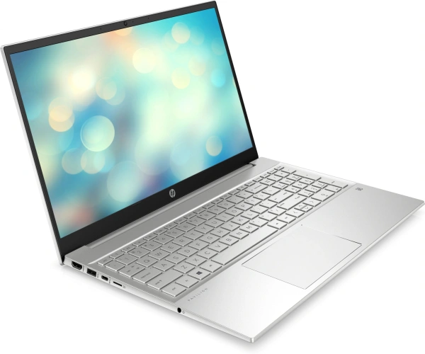 Ноутбук HP Pavilion 15-eh3039ci Ryzen 5 7530U 16Gb SSD512Gb AMD Radeon 15.6" IPS FHD (1920x1080) Free DOS silver WiFi BT Cam (84J95EA)