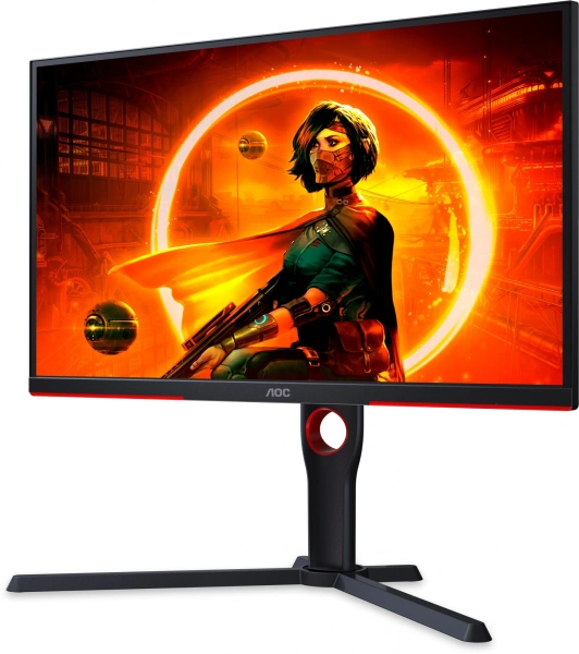 Монитор AOC 24.5" Gaming 25G3ZM черный/красный VA LED 16:9 HDMI матовая HAS Piv 300cd 178гр/178гр 1920x1080 240Hz DP FHD 4.24кг