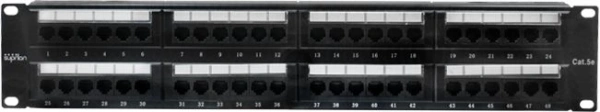 Патч-панель Suprlan 10-0405 19" 2U 48xRJ45 кат.5E UTP