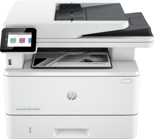 Принтер лазерный HP LaserJet Pro 4103fdn (2Z628A) A4 Duplex Net