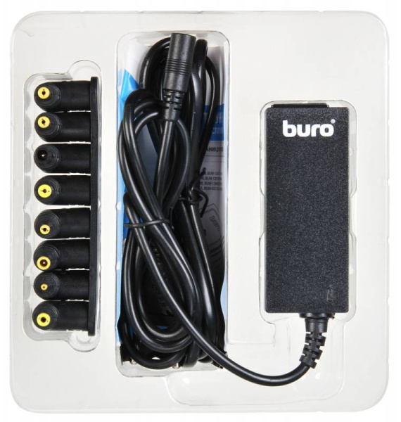 Блок питания Buro BUM-0036S40 автоматический 40W 9.5V-20V 8-connectors от бытовой электросети LED индикатор