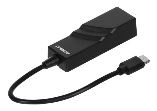 Сетевой адаптер Fast Ethernet Digma D-USBC-LAN100 USB Type-C (упак.:1шт)