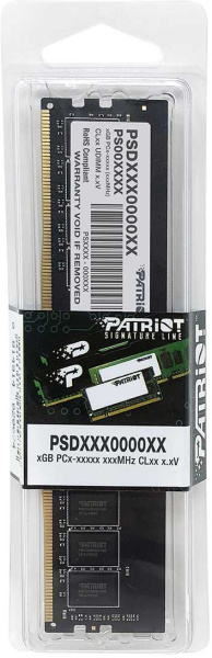 Память DDR4 16Gb 3200MHz Patriot PSD416G32002 Signature RTL Gaming PC4-25600 CL22 DIMM 288-pin 1.2В dual rank Ret