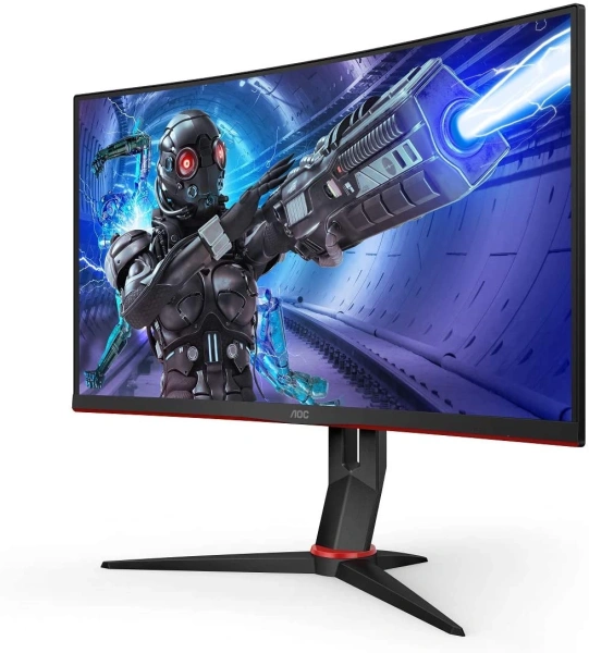 Монитор AOC 27" Gaming C27G2ZU черный/красный VA LED 0.5ms 16:9 HDMI M/M матовая HAS Piv 300cd 178гр/178гр 1920x1080 240Hz FreeSync Premium DP FHD USB 5.5кг