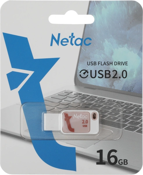 Флеш Диск Netac 16Gb UA31 NT03UA31N-016G-20PK USB2.0 розовый