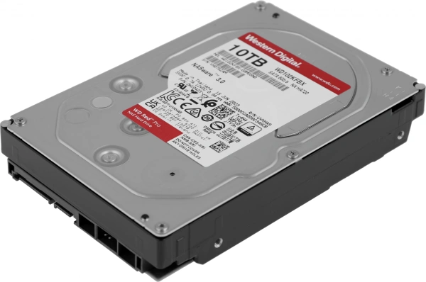 Жесткий диск WD SATA-III 10Tb WD102KFBX NAS Red Pro (7200rpm) 256Mb 3.5"