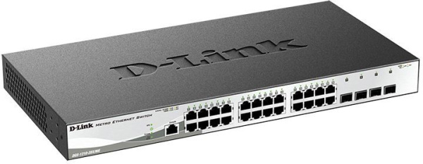 Коммутатор D-Link DGS-1210-28X/ME/B 24G 4SFP+ управляемый