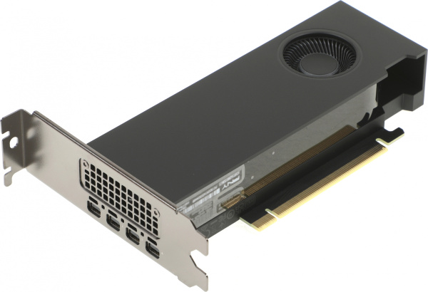 Видеокарта PNY PCI-E 4.0 VCNRTXA2000-12GB-SB NVIDIA RTX A2000 12Gb 192bit GDDR6 mDPx4 Ret low profile