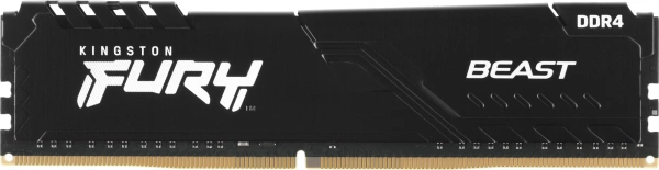 Память DDR4 4x16Gb 3600MHz Kingston KF436C18BBK4/64 Fury Beast Black RTL Gaming PC4-28800 CL18 DIMM 288-pin 1.35В single rank с радиатором Ret