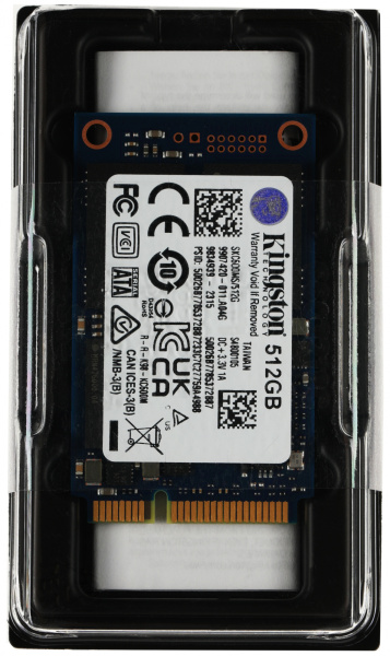 Накопитель SSD Kingston mSATA 512Gb SKC600MS/512G KC600 mSATA