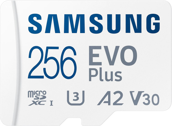 Флеш карта microSDXC 256Gb Class10 Samsung MB-MC256KA EVO PLUS + adapter