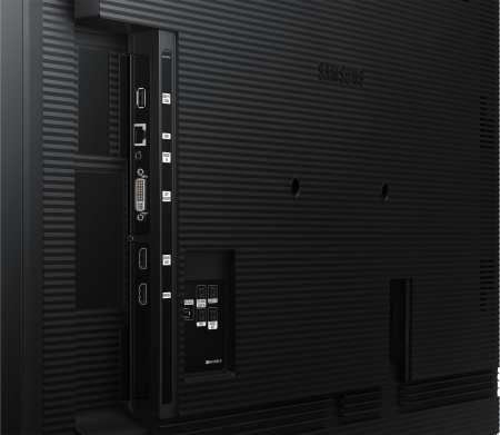 Панель Samsung 65" QB65B черный VA LED 8ms 16:9 DVI HDMI M/M матовая 4000:1 350cd 178гр/178гр 3840x2160 RCA 4K USB 24.9кг