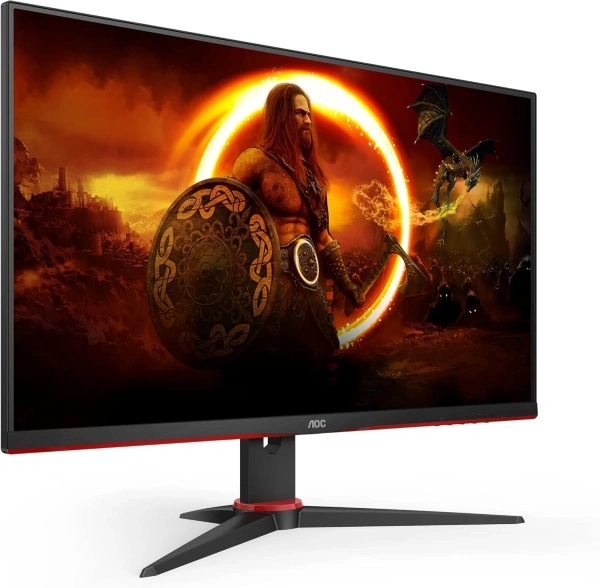 Монитор AOC 23.8" Gaming 24G2ZE черный/красный IPS LED 0.5ms 16:9 HDMI матовая 350cd 178гр/178гр 1920x1080 240Hz FreeSync Premium DP FHD 4.42кг