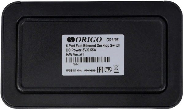 Коммутатор Origo OS1105 OS1105/A1A 5x100Мбит/с неуправляемый