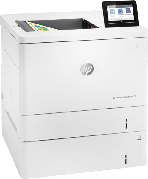 Принтер лазерный HP Color LaserJet Enterprise M555x (7ZU79A) A4 Duplex WiFi белый