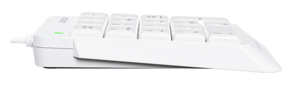 Числовой блок A4Tech Fstyler FK13P белый USB slim для ноутбука