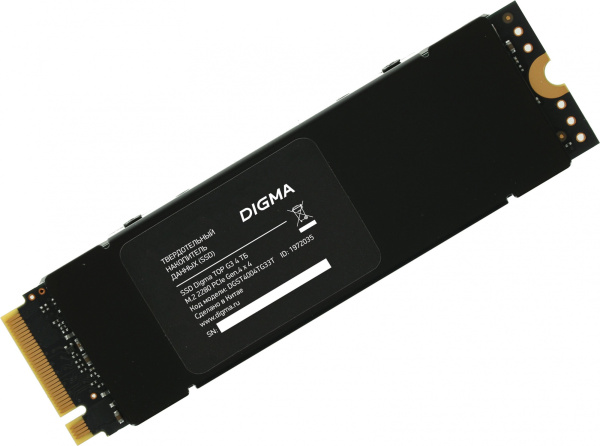 Накопитель SSD Digma PCIe 4.0 x4 4TB DGST4004TG33T Top G3 M.2 2280