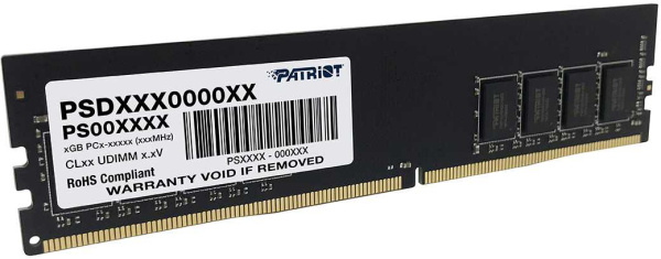 Память DDR4 16Gb 3200MHz Patriot PSD416G32002 Signature RTL Gaming PC4-25600 CL22 DIMM 288-pin 1.2В dual rank Ret