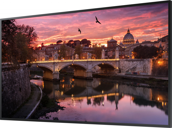 Панель Samsung 65" QB65B черный VA LED 8ms 16:9 DVI HDMI M/M матовая 4000:1 350cd 178гр/178гр 3840x2160 RCA 4K USB 24.9кг