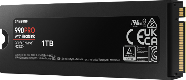 Накопитель SSD Samsung PCIe 4.0 x4 1TB MZ-V9P1T0CW 990 Pro M.2 2280