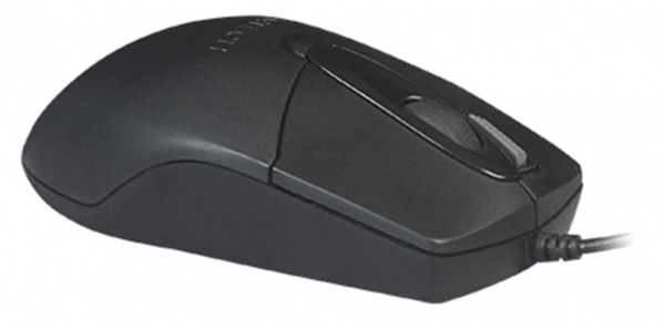 Мышь A4Tech OP-730D черный оптическая (1000dpi) USB (4but)