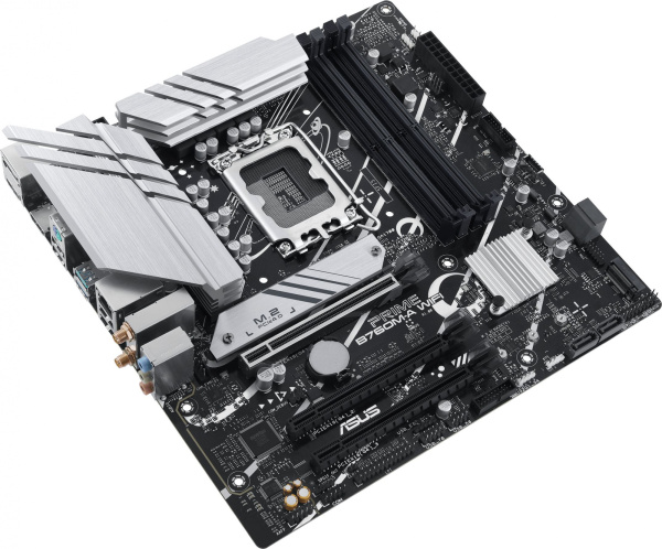 Материнская плата Asus PRIME B760M-A WIFI Soc-1700 Intel B760 4xDDR5 mATX AC`97 8ch(7.1) 2.5Gg RAID+HDMI+DP