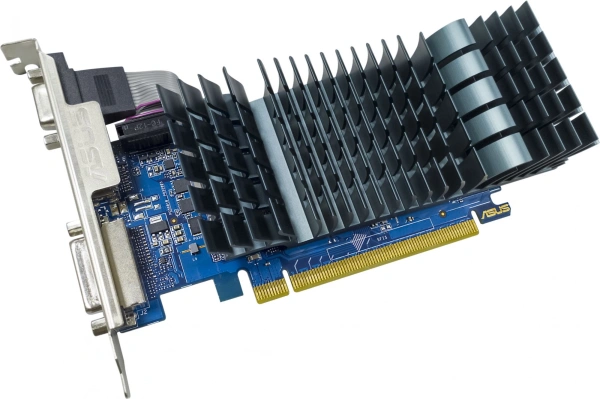 Видеокарта Asus PCI-E GT710-SL-2GD5-BRK-EVO NVIDIA GeForce GT 710 2Gb 64bit GDDR5 954/5012 DVIx1 HDMIx1 CRTx1 HDCP Ret low profile