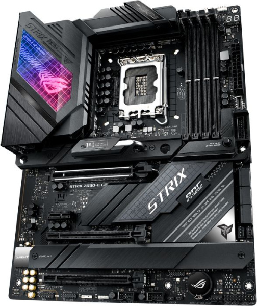 Материнская плата Asus ROG STRIX Z690-E GAMING WIFI Soc-1700 Intel Z690 4xDDR5 ATX AC`97 8ch(7.1) 2.5Gg RAID+HDMI+DP